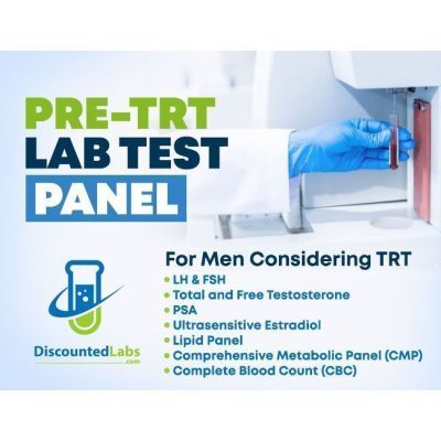 Pre TRT Lab Test Panel Discounted Labs