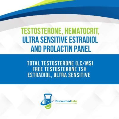 Testosterone Hematocrit Sensitive Esradiol Prolactin Lab Test Panel