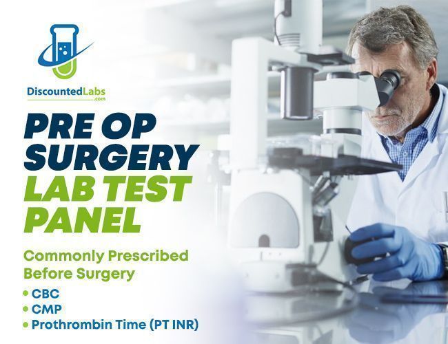 Pre Op Surgery Lab Test Panel