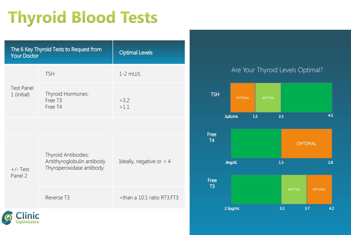 Thyroid Blood Test Ranges